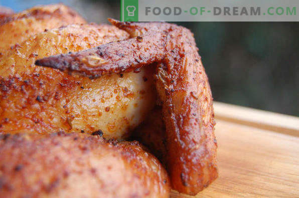 14 maneiras de assar o frango inteiro no forno com uma crosta crocante e dourada, uma seleção das melhores receitas