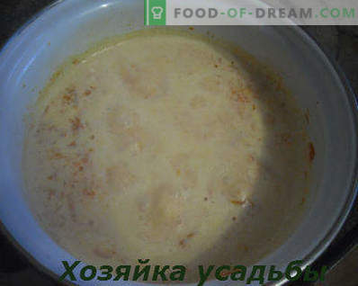 Come cucinare il porridge di zucca nel latte, ricetta passo-passo con una foto