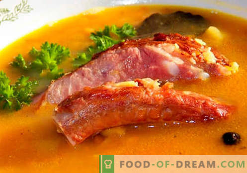 Sopa de porco - as melhores receitas. Como corretamente e saboroso cozinhar sopa em caldo de carne de porco.