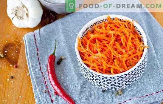 Quais as especiarias necessárias para as cenouras coreanas e outros salgados?