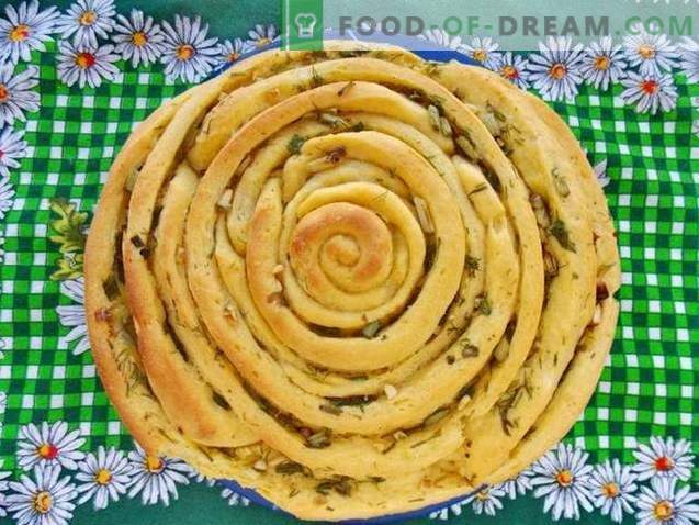 Pão Espiral com Ervas e Alho