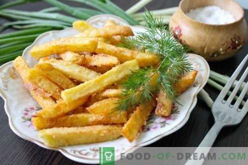 As batatas fritas caseiras são mais saborosas, mais naturais e mais baratas do que no McDonalds. Como cozinhar batatas fritas em casa.