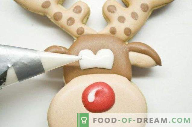 Biscoitos de Ano Novo “Deer Rudolph”