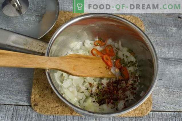 Sopa simples de legumes com presunto