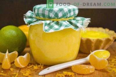 Laranja curdo com limão e tangerina