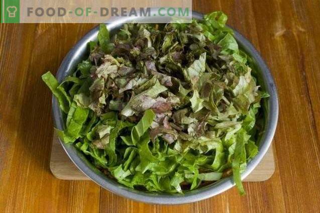 Salada Quaresma com cogumelos grelhados