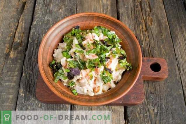 Salada de Frango com Cenoura e Queijo