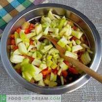 Vinagrete com maçã e chucrute - salada deliciosa ao jejum