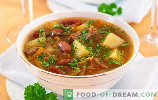 Sopa de feijão e carne: como preparar uma deliciosa sopa de feijão? Receitas simples de sopa com feijão e carne