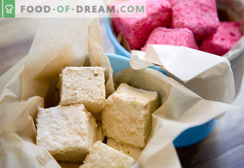 Marshmallows caseiros - as melhores receitas. Como cozinhar marshmallows em casa.