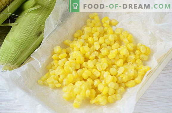 Como congelar milho em grãos