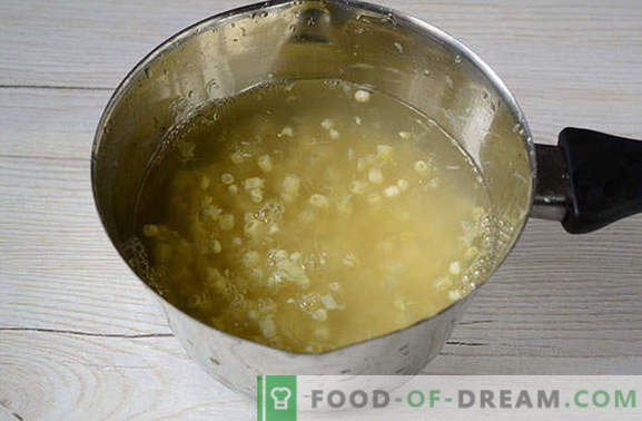 Como congelar milho em grãos