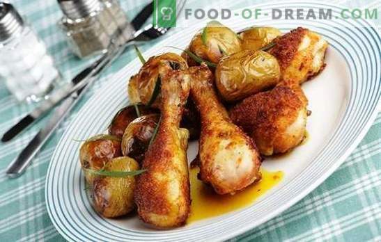 Pernas de frango em um fogão lento: em creme azedo, com cogumelos, legumes. As melhores receitas para pernas de frango em um fogão lento: recheado e frito