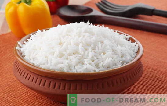 Como cozinhar o arroz para que ele seja quebradiço. Receitas do arroz crumbly, o segredo de cozinhar arroz, de modo que era quebradiço