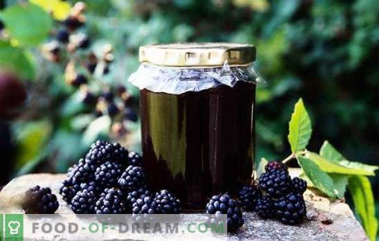 Blackberry jam - prepare uma jarra de vitaminas! Receitas de diferentes geléias de amora para gourmets e sua saúde