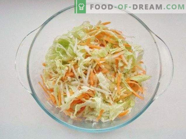 Salada fácil de repolho de Pequim