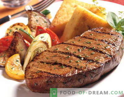Beef steak - the best recipes. How to properly and tasty cook beef steak.