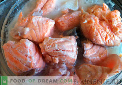Sopa de creme com peixe vermelho - uma receita com fotos e descrição passo-a-passo