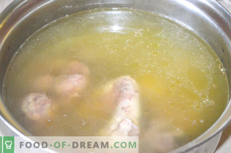 Sopa com miúdos de frango ou como preparar sopa Gleb Zheglov - receita