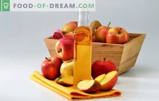 Vinagre caseiro de maçã: como cozinhá-lo corretamente. Segredos de cozinhar vinagre de maçãs em casa