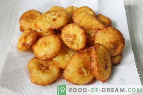 Croquetes de batata - um prato interessante de batatas comuns