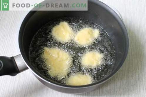 Croquetes de batata - um prato interessante de batatas comuns