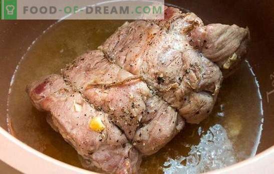 Carne de porco em panela de pressão: as melhores receitas. Cozinhar carne de porco aromática e suculenta numa panela de pressão com cogumelos, legumes, cereais, sem fazer muito esforço