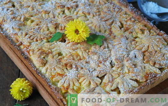 Uma sobremesa ganha-ganha é uma torta de maçã arenosa. Variantes de massa e recheios para bolos de areia com maçãs
