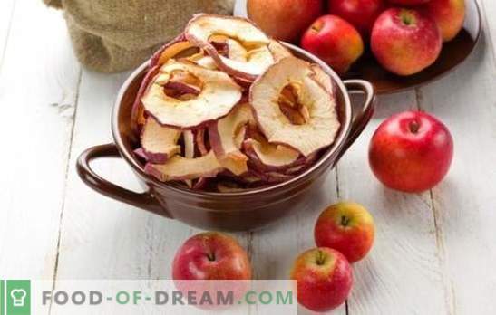 Como secar maçãs em casa é uma solução simples para a colheita de verão. O que cozinhar de maçãs secas em casa?