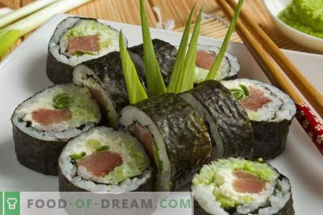 Sushi Maki punaste kaladega