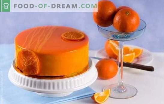 Esmalte laranja - design de cozimento perfumado. Receitas de laranja esmalte em creme, leite, chocolate