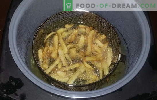Batatas fritas em um fogão lento - um fast food favorito em casa. Receitas de batatas fritas em um fogão lento, bem como molhos para ele