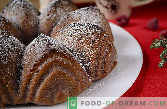 Torta para compota: uma variação do tema de muffins magra com leite de coco. A foto-receita passo a passo do autor para um bolo simples para geléia