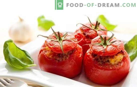 Tomate assado com carne picada - suculenta, saborosa, original. Uma seleção das melhores receitas de tomate assado com carne picada
