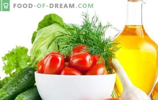Salada de repolho e tomate para o inverno - um boleto popular! Oito receitas originais de salada de repolho e tomate para o inverno