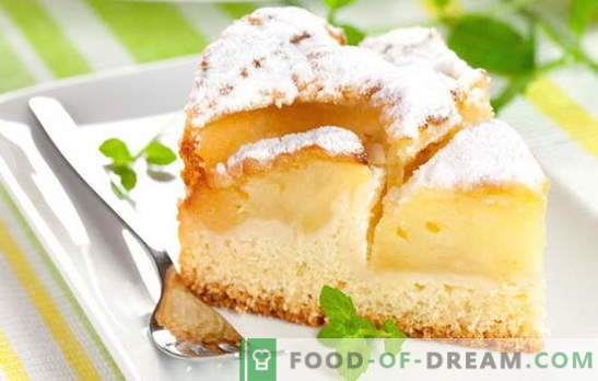 Queques caseiros são sempre especiais: tortas de kefir de maçã. Receitas simples de massa e enchimentos de tortas em kefir de maçã
