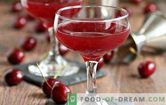 Doce de cereja derramando com açúcar, vodka, vinho e especiarias. Como fazer um delicioso e saudável licor de coalhada?