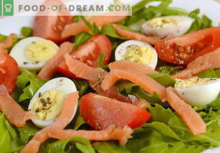 Saladas de ovo são as melhores receitas. Como corretamente e saboroso para cozinhar salada de ovo.