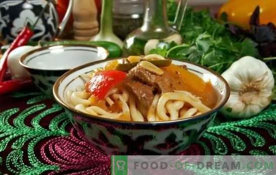 O Uzbek Laghman é um prato incrível que satisfará com seu sabor, aroma e aparência. As melhores receitas para Lagman em Uzbeque