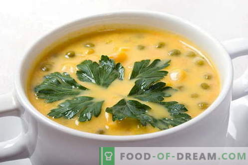 Sopa de ervilha - as melhores receitas. Como corretamente e saborosa sopa de ervilha cozinhar.