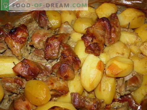 Batatas com carne - as melhores receitas. Como corretamente e saboroso cozinhar batatas com carne.