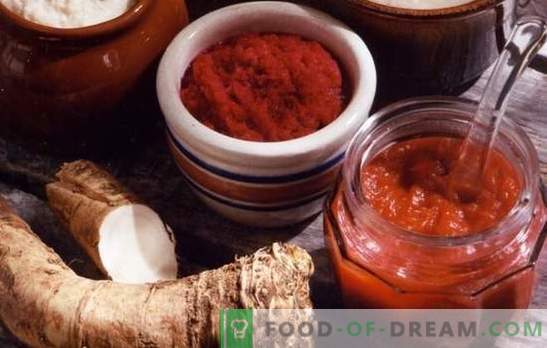 Adjika com rábano - um benefício aguçado na sua mesa! Uma seleção das melhores receitas para cozinhar adzhika com rábano
