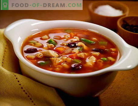 Sopa Solyanka - as melhores receitas. Como sopa de sopa adequada e saborosa.
