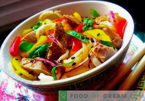 Salada tailandesa - cinco melhores receitas. Como corretamente e saborosa salada tailandesa para cozinhar.
