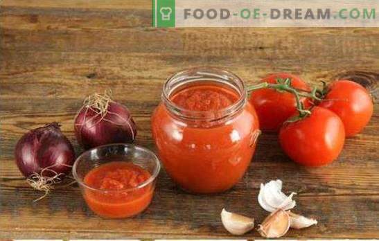 O tomate picado para o inverno é a melhor maneira de processar toda a colheita. As melhores receitas de tomates através do moedor de carne para o inverno