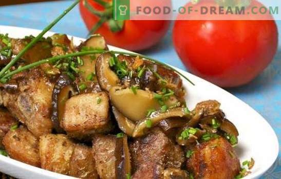 Carne de porco com cogumelos em um fogão lento - carne tenra com um aroma mágico! Como fazer rapidamente carne de porco com cogumelos em um fogão lento