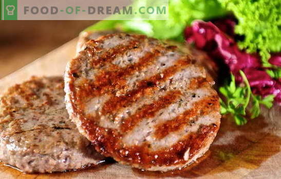 Deliciosos hambúrgueres de carne picada: receitas simples e complexas. Como fazer almôndegas saborosas e suculentas de carne picada: carne bovina, carne de porco, frango, peixe