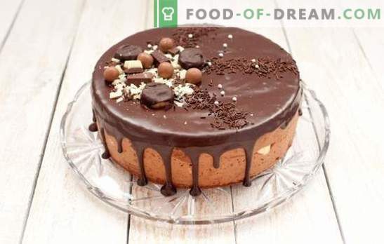 Bolo de brownie - tudo em chocolate. Receitas de bolo brownie simples: com cerejas, mel, nozes, ameixas secas, em um forno e um fogão lento