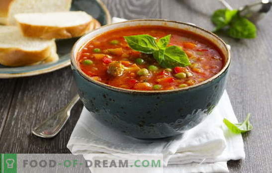 Sopa italiana - receitas de complexidade e segredos variados. Sopas italianas deliciosas, perfumadas e ricas na sua cozinha