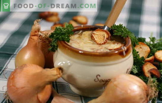A clássica sopa de cebola é a receita preferida de Alexandre Dumas! Receitas clássicas de sopas de cebola do gourmet francês